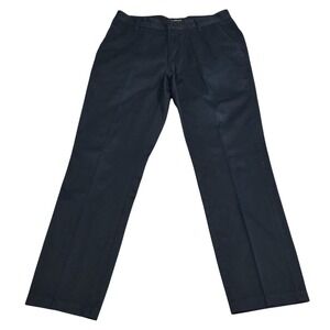 John Varvatos Pants Men's Black Sz 32x29 Casual Straight Leg Stretch Hemmed